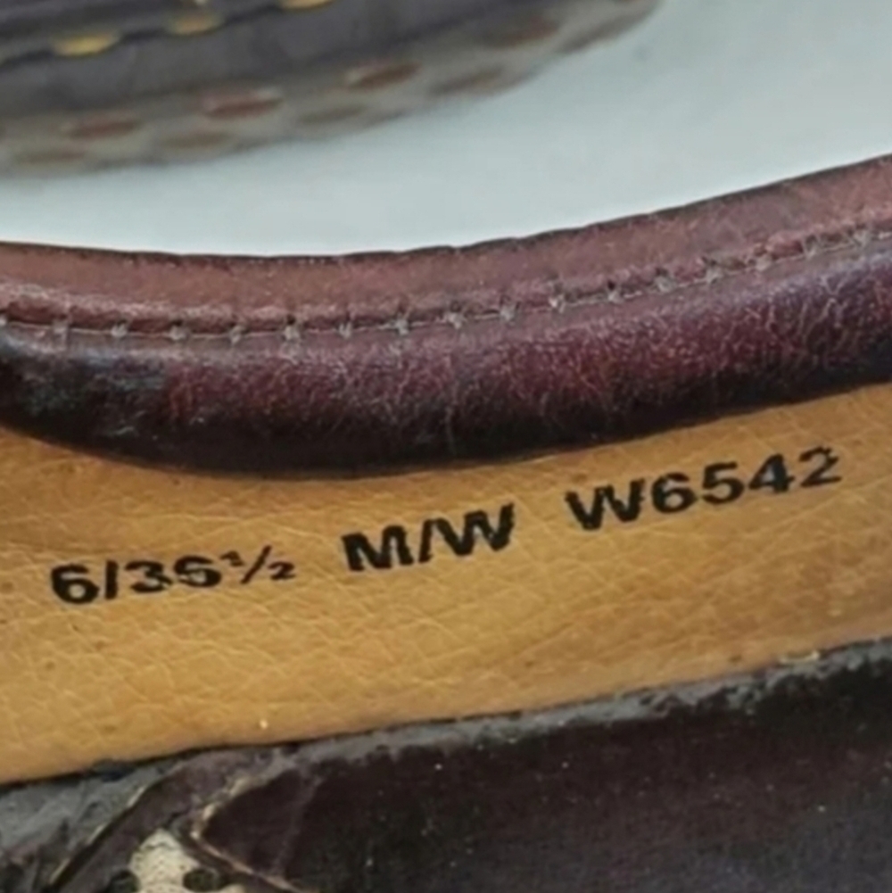 Born brown leather flat loafers Size 6/36.5 - Picture 6 of 9